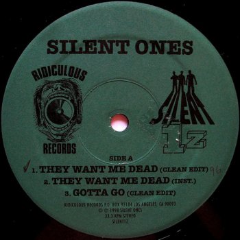Silent Onez They Want Me Dead - Clean Edit