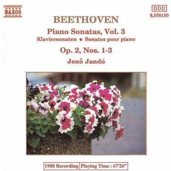 Ludwig van Beethoven feat. Jenő Jandó Piano Sonata No. 2 in A Major, Op. 2, No. 2: I. Allegro vivace