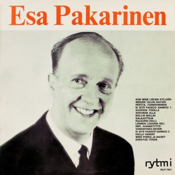 Esa Pakarinen Köyhä laulaja