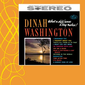 Dinah Washington Nothing in the World