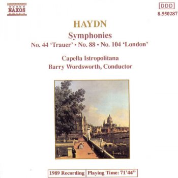 Franz Joseph Haydn feat. Capella Istropolitana & Barry Wordsworth Symphony No. 88 in G Major, Hob.I:88: III. Menuetto: Allegretto