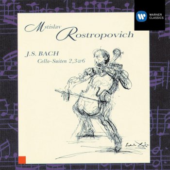 Mstislav Rostropovich Cello Suite No. 2 in D Minor, BWV 1008: V. Menuett II - Menuet I