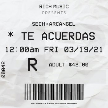 Sech feat. Arcangel Te Acuerdas