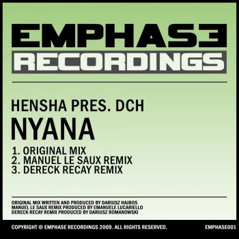 Hensha feat. DCH Nyana - Dereck Recay Remix