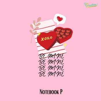 Notebook P Be Mine (Valentine)