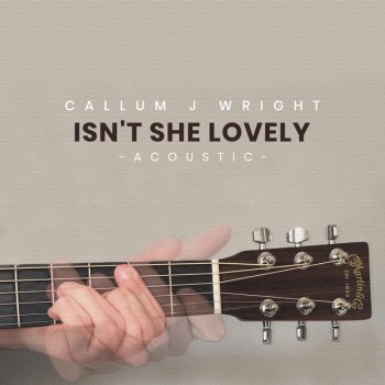 Callum J Wright Isn't She Lovely - Acoustic