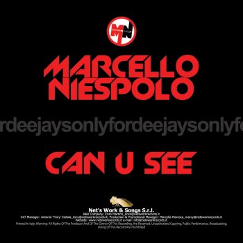 Marcello Niespolo Can U See (Electro Mix)