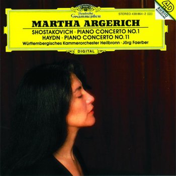 Martha Argerich feat. Württembergisches Kammerorchester Heilbronn & Jörg Faerber Concerto for Harpsichord and Orchestra in D Major, Hob. XVIII:11: II. Un poco Adagio