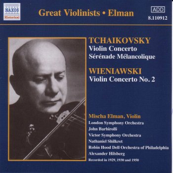 Pyotr Ilyich Tchaikovsky, Mischa Elman, London Symphony Orchestra & Sir John Barbirolli Violin Concerto in D Major, Op. 35: II. Canzonetta: Andante