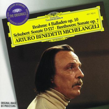 Arturo Benedetti Michelangeli Four Ballades, Op. 10: No. 3 in B Minor
