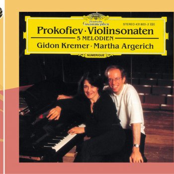 Sergei Prokofiev, Gidon Kremer & Martha Argerich Sonata For Violin And Piano No.2 In D, Op.94a: 3. Andante