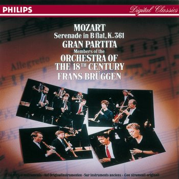 Wolfgang Amadeus Mozart, Orchestra Of The 18th Century & Frans Brüggen Serenade in B flat, K.361 "Gran partita": 3. Adagio