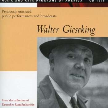 Walter Gieseking English Suite No. 6 in D Minor, BWV 811: I. Prelude