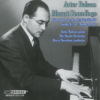 Artur Balsam Sonata In C Major, K. 330: II. Andante Cantabile
