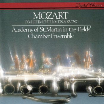 Wolfgang Amadeus Mozart feat. Academy of St. Martin in the Fields Divertimento in F, K.138: 3. Presto