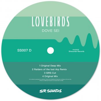 Lovebirds Dove Sei - Sirs Cut