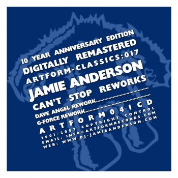 Jamie Anderson Can't Stop (G-Force Rework)