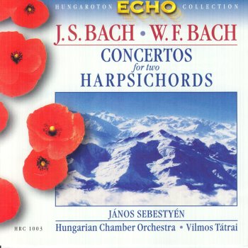 Johann Sebastian Bach, Janos Sebestyen, Hungarian Chamber Orchestra & Vilmos Tátrai Concerto for 2 Keyboards in C Minor, BWV 1060: I. Allegro