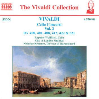 Antonio Vivaldi feat. Keith Hurvey, Raphael Wallfisch, City of London Sinfonia & Nicholas Kraemer Concerto for 2 Cellos in G Minor, RV 531: II. Largo