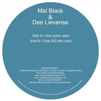Mal Black feat. Dee Lievense Over - Original Mix