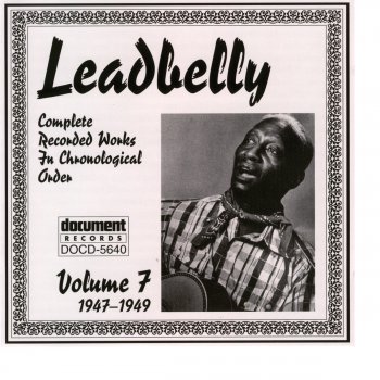 Leadbelly It Was Soon One Morning