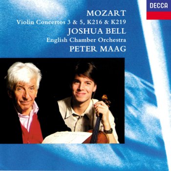 Wolfgang Amadeus Mozart, Joshua Bell, English Chamber Orchestra & Peter Maag Adagio for Violin and Orchestra in E, K.261