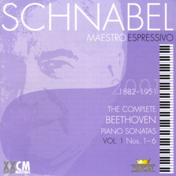 Artur Schnabel Piano Sonata No. 5 In C Minor Op. 10/1:II. Adagio Molto