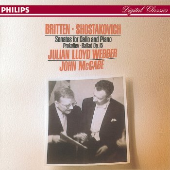 Dmitri Shostakovich, Julian Lloyd Webber & John McCabe Sonata for Cello and Piano, Op.40: 3. Largo