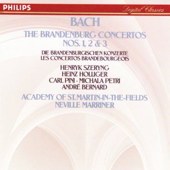 Johann Sebastian Bach, Sir Neville Marriner & Academy of St. Martin in the Fields Brandenburg Concerto No.3 in G, BWV 1048: 3. Allegro