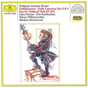 Wolfgang Amadeus Mozart feat. Robert Levin, Gidon Kremer, Wiener Philharmoniker & Nikolaus Harnoncourt Violin Concerto No.3 In G, K.216: 1. Allegro (Cadenza: Robert Levin)