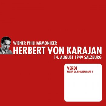 Giuseppe Verdi, Wiener Philharmoniker, Wiener Singverein, Herbert von Karajan, Helge Rosvaenge, Boris Christoff, Margarethe Klose & Hilde Zadek Messa Da Requiem: Libera Me