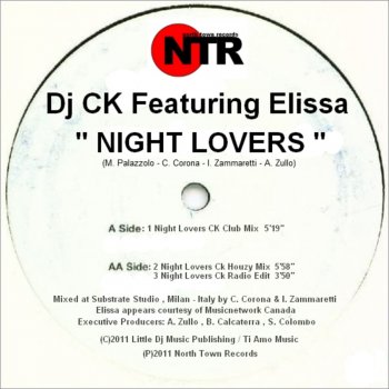 DJ Ck feat. Elissa Night Lovers (Houzy Mix) [feat. Elissa]