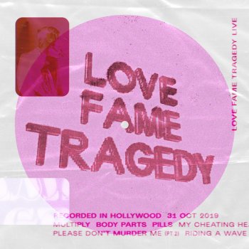 Love Fame Tragedy My Cheating Heart (Live from SIR, Hollywood, 2019)