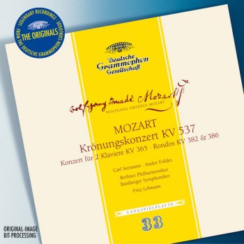Wolfgang Amadeus Mozart, Carl Seemann, Bamberger Symphoniker & Fritz Lehmann Concert Rondo In D K382