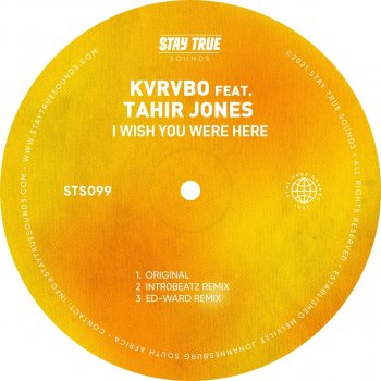 KVRVBO feat. Tahir Jones I Wish You Were Here