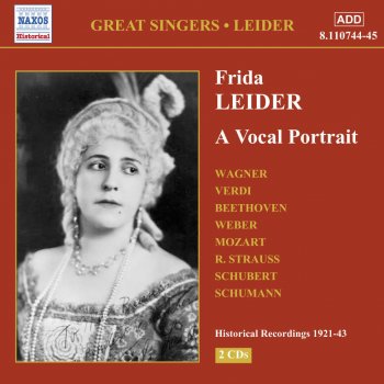 Richard Wagner, Felix Mottl & Frida Leider 5 Gedichte fur eine Frauenstimme, "Wesendonck Lieder" (arr. F. Mottl): No. 1. Der Engel