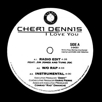 Cheri Dennis I Love You - Instrumental