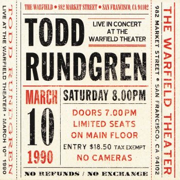 Todd Rundgren Parallel Lines (Live)