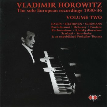 Vladimir Horowitz Pour les arpeges composes, Etude 11