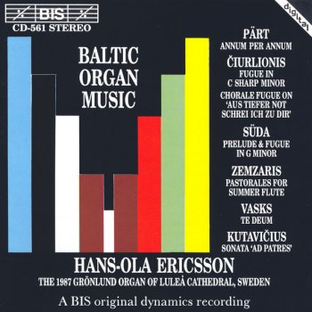 Hans-Ola Ericsson Prelude and Fugue In G Minor
