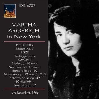 Martha Argerich Piano Sonata No. 7 in B-Flat Major, Op. 83: III. Precipitato (Live)