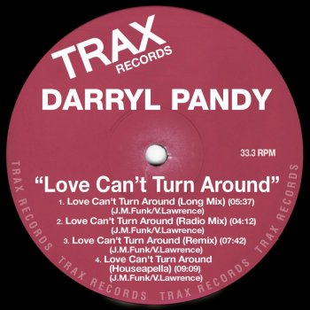 Darryl Pandy Love Can't Turn Around - Houseapella