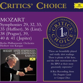Wolfgang Amadeus Mozart feat. Herbert von Karajan & Berliner Philharmoniker Symphony No.32 In G, K.318 (Overture In G): Allegro - Andante - Tempo I