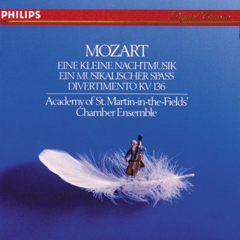 Wolfgang Amadeus Mozart feat. Academy of St. Martin in the Fields Divertimento in D, K.136: 3. Presto