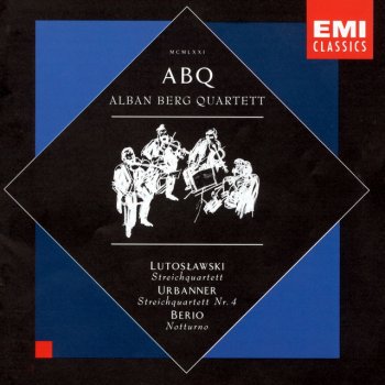 Alban Berg Quartett Notturno (Quartetto III) "Ihr das erschwiegene wort..."