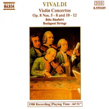 Antonio Vivaldi, Bela Banfalvi & Budapest Strings Violin Concerto in C Major, Op. 8, No. 6, RV 180, "Il piacere": III. Allegro