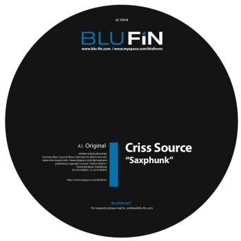 Criss Source Saxphunk (Luetzenkirchen Remix)