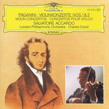 Niccolò Paganini, Salvatore Accardo, London Philharmonic Orchestra & Charles Dutoit Violin Concerto No.1 In D, Op.6: 2. Adagio