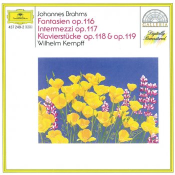 Johannes Brahms feat. Wilhelm Kempff 4 Piano Pieces, Op.119: 1. Intermezzo In B Minor