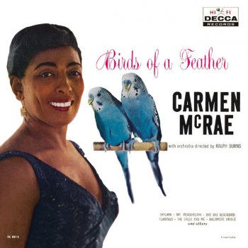 Carmen McRae When The Swallows Come Back To Capistrano